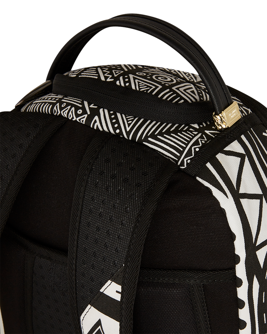 SPRAYGROUND® BACKPACK A.I. AFRICAN INTELLIGENCE THE SKYHAWK BACKPACK - SANDFLOWER COLLAB
