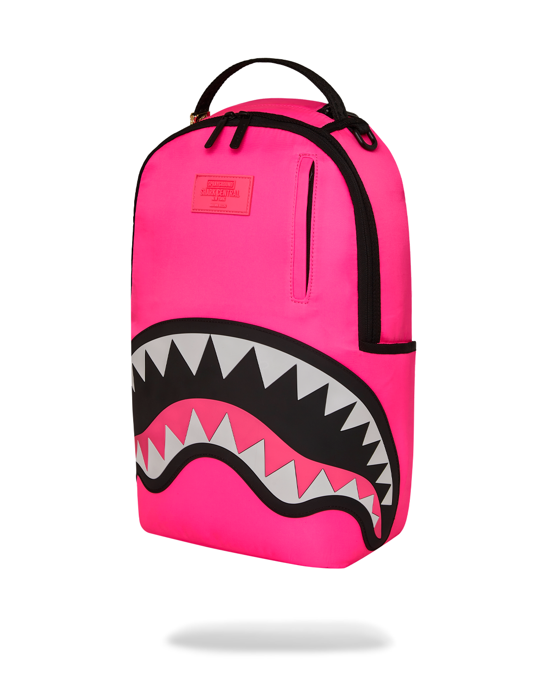 SPRAYGROUND® BACKPACK SHARK CENTRAL NYLON HOT PINK