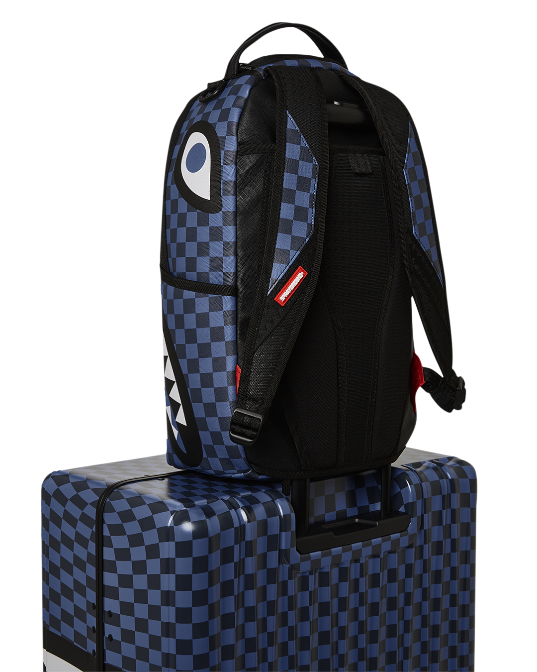 SPRAYGROUND® LUGGAGE MIDNIGHT MAGIC SHARKS IN PARIS HARD SHELL FULL-SIZE LUGGAGE