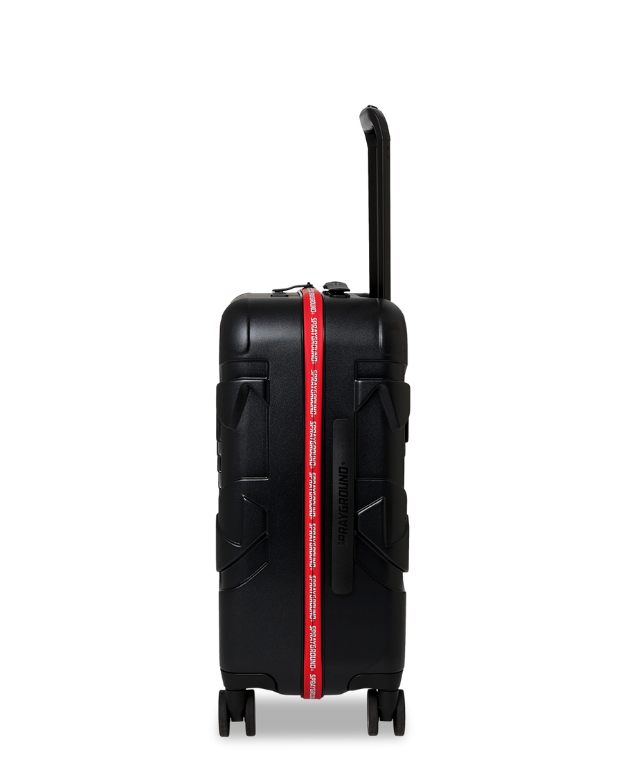 SPRAYGROUND® LUGGAGE PRINTED ZIPPER SHARK CARRY-ON LUGGAGE