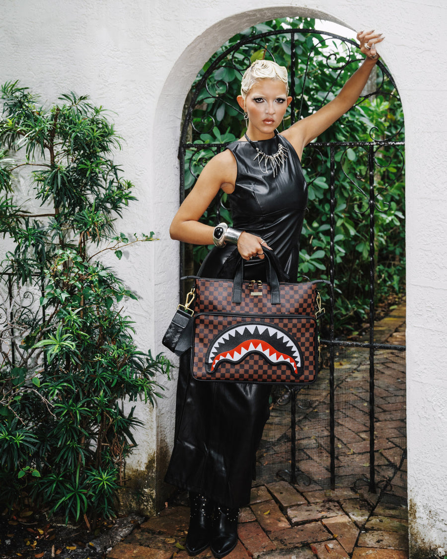 SPRAYGROUND® TRAVELCASE SAWTOOTH SHARKS IN PARIS TRAVEL BAG