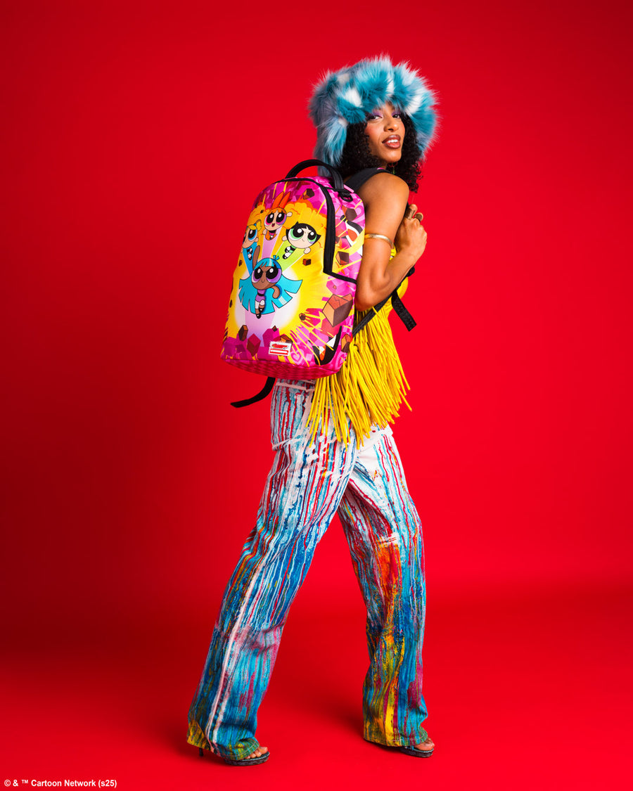 SPRAYGROUND® BACKPACK POWERPUFF BUSTIN THRU DLXSV BACKPACK