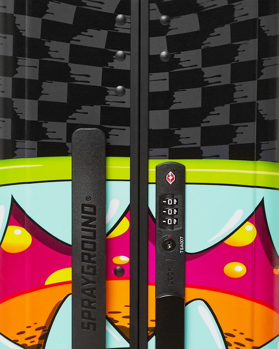 SPRAYGROUND® LUGGAGE SLIME TAKEOVER HARD SHELL CARRY-ON LUGGAGE