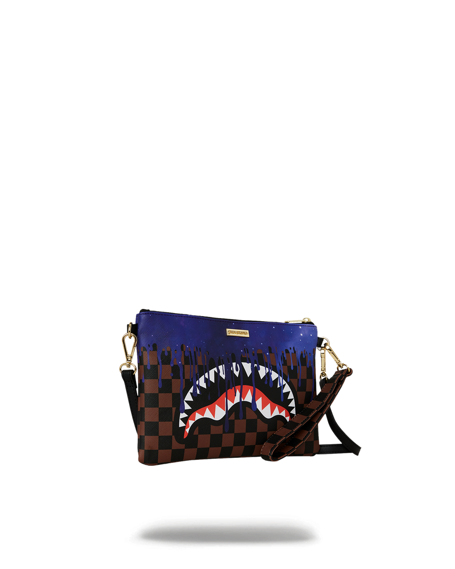 SPRAYGROUND® POUCHETTE LOST IN SPACE DRIP CROSSOVER CLUTCH