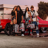 SPRAYGROUND® DUFFLE SCRIBBLE DRIBBLE CHECK DUFFLE