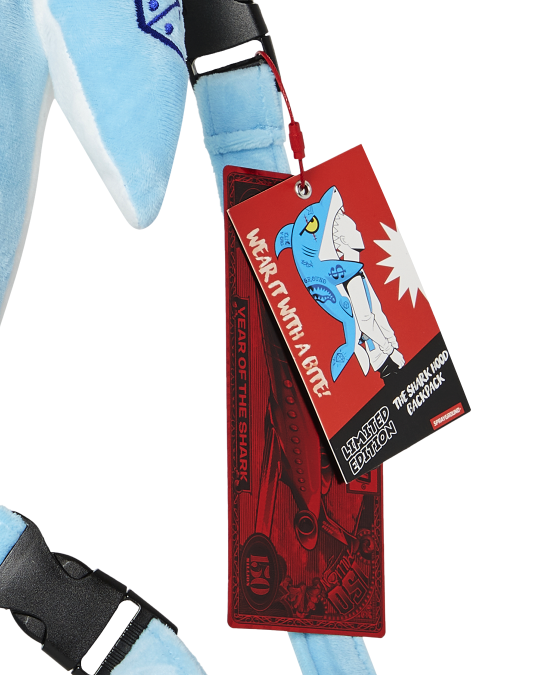 SPRAYGROUND® BACKPACK STUFFED SAVAGE HOODY BACKPACK SHARK