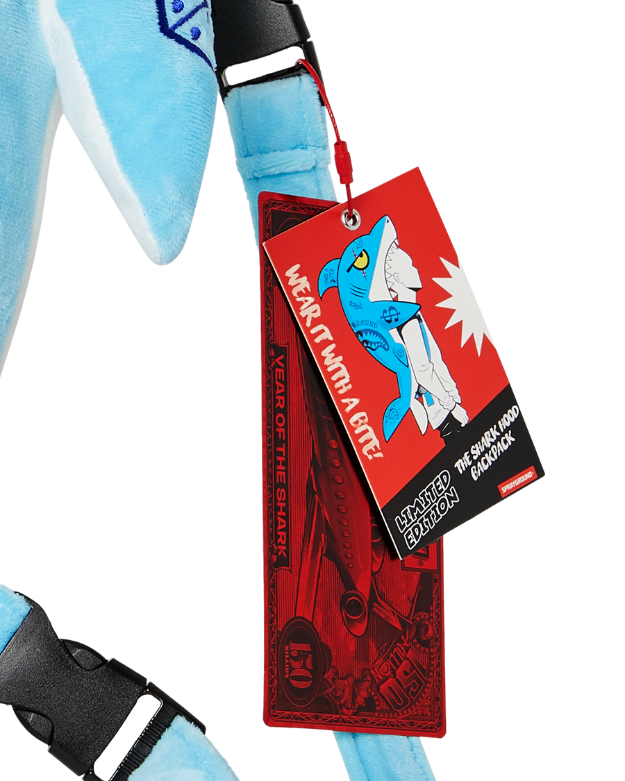 SPRAYGROUND® BACKPACK STUFFED SAVAGE HOODY BACKPACK SHARK