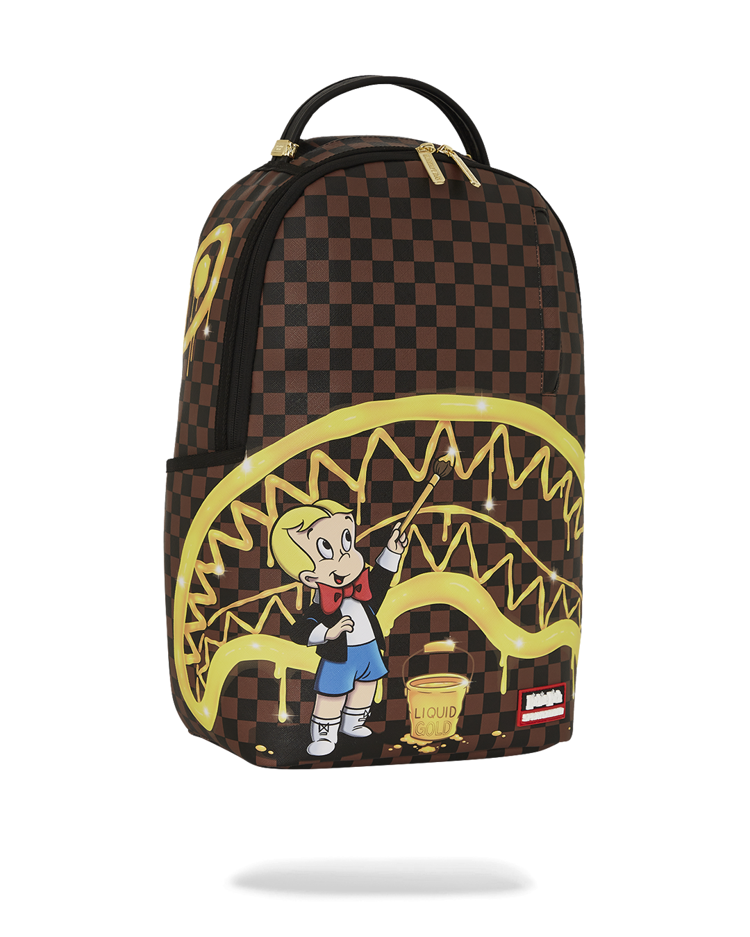 SPRAYGROUND® BACKPACK RICHIE RICH PAINT THE SHARK GOLD BACKPACK
