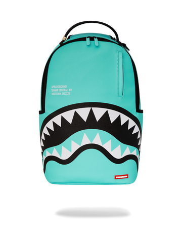 SPRAYGROUND® BACKPACK SHARK CENTRAL AQUA DLXSV BACKPACK