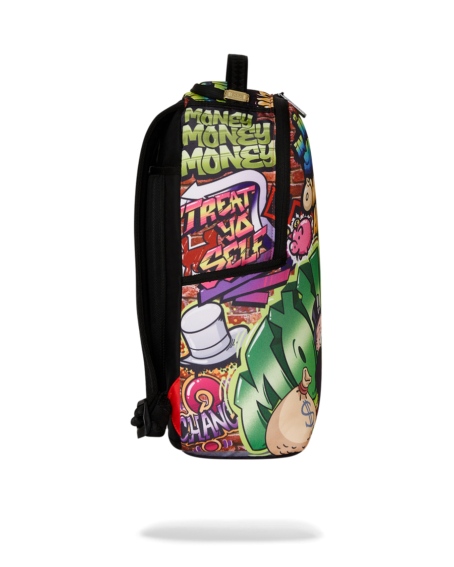 SPRAYGROUND® BACKPACK MONOPOLY GRAFFITI GOLD RUSH DLXR BACKPACK
