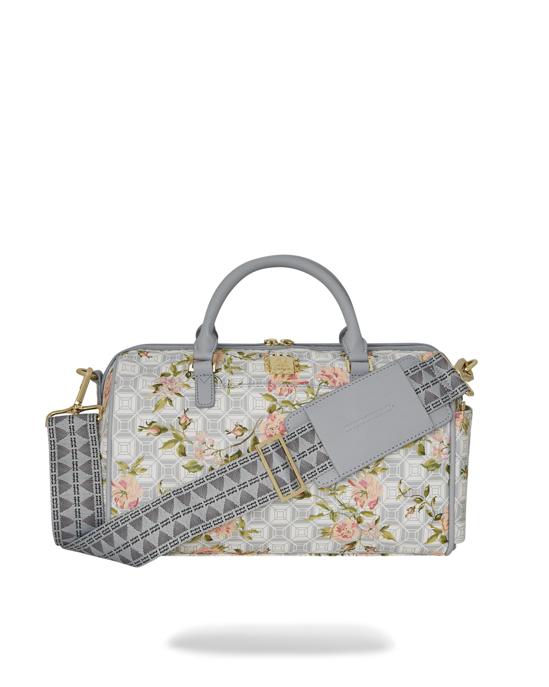 SPRAYGROUND® DUFFLE A.I. AFRICAN INTELLIGENCE ELEGANT ENERGY MINI DUFFLE - SANDFLOWER COLLAB
