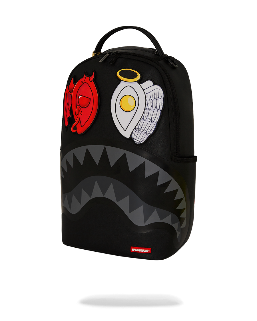 SPRAYGROUND® BACKPACK BLACK REMOVABLE EYES DLXSV BACKPACK