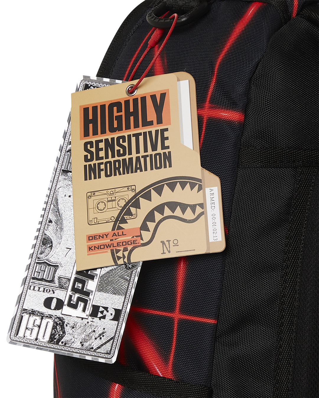 SPRAYGROUND® BACKPACK MISSION IMPOSSIBLE HEIST LASER SHARK BACKPACK