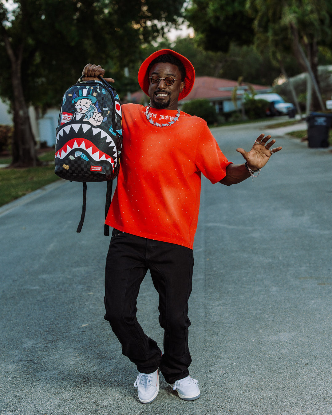 MONOPOLY SHARK RICH BACKPACK