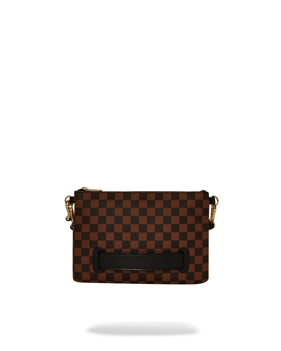 SPRAYGROUND® POUCHETTE SAWTOOTH SHARKS IN PARIS CROSSOVER CLUTCH