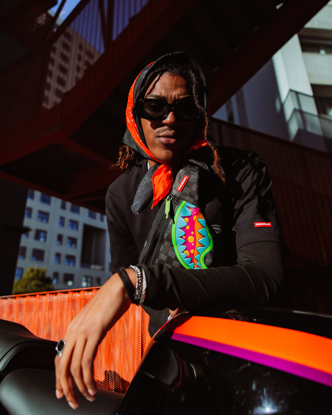 SPRAYGROUND® CROSSBODY SLIME TAKEOVER SAVVY CROSSBODY
