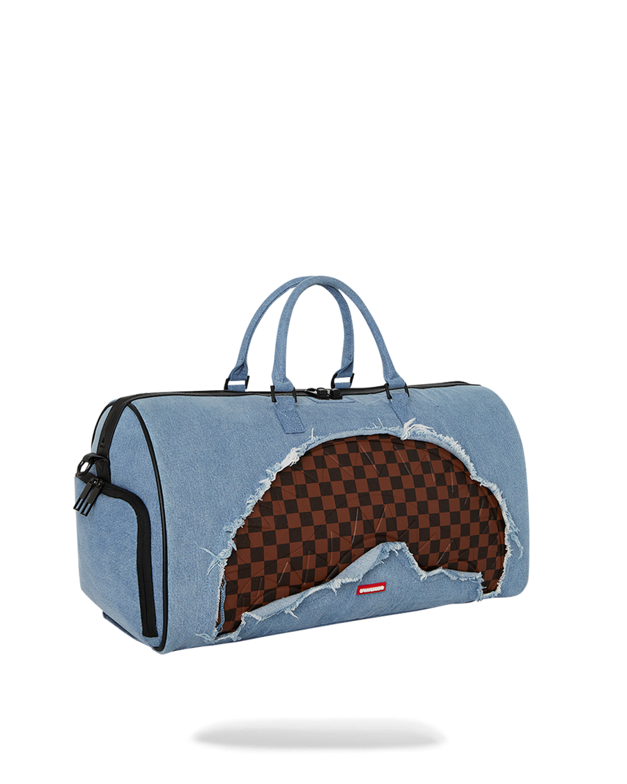 SPRAYGROUND® DUFFLE DENIM SHARK DUFFLE