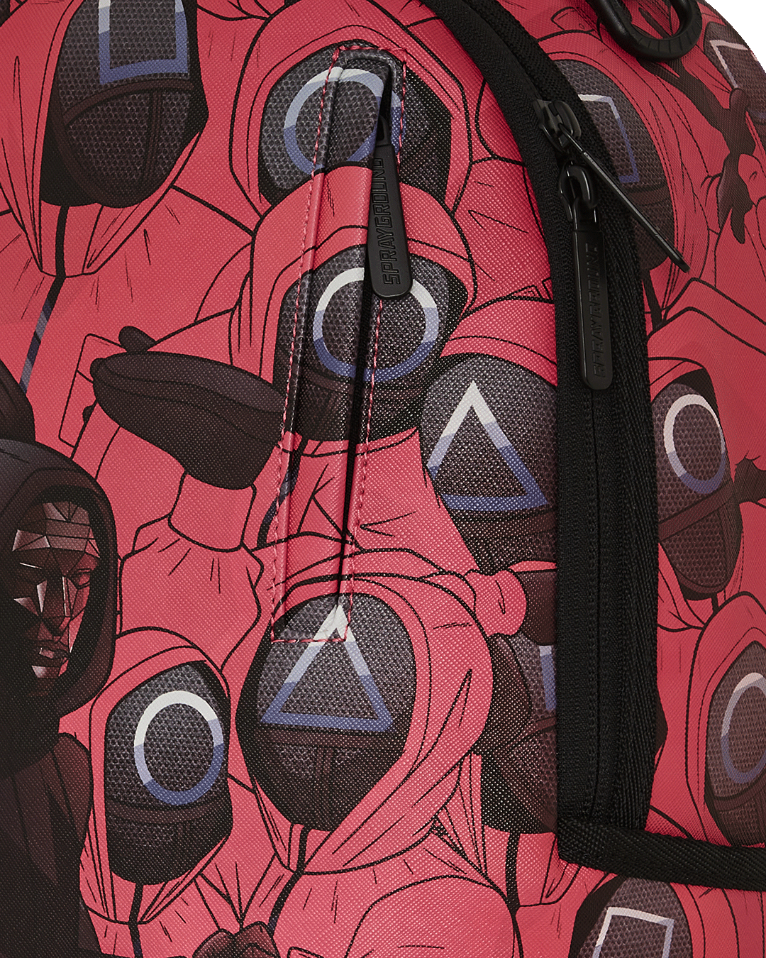 SPRAYGROUND® BACKPACK SQUID GAME FRONT MAN AND WORKERS CRAMMED BACKPACK