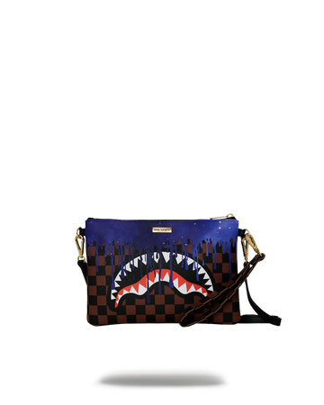 SPRAYGROUND® POUCHETTE LOST IN SPACE DRIP CROSSOVER CLUTCH