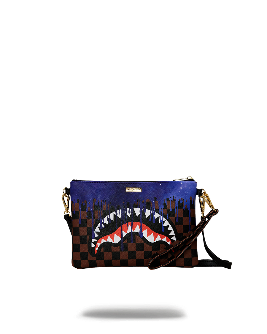 SPRAYGROUND® POUCHETTE LOST IN SPACE DRIP CROSSOVER CLUTCH