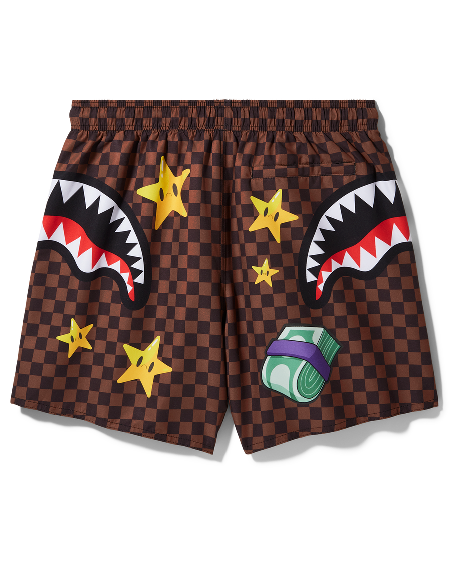 SPRAYGROUND® SWIM PARIS PATCH SWIM SHORTS