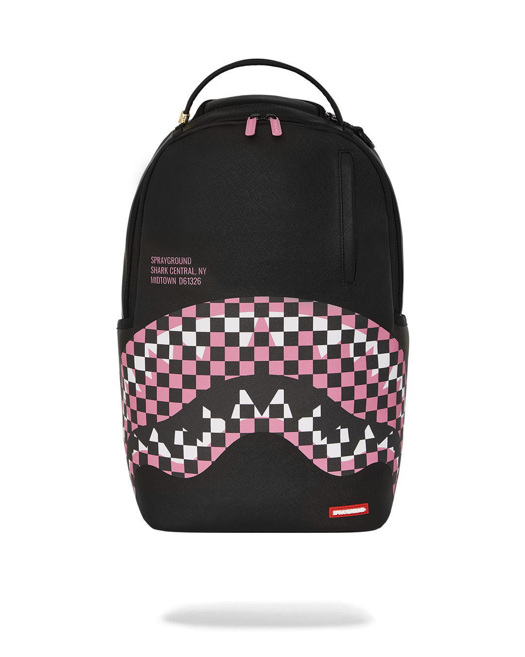SPRAYGROUND® BACKPACK SHARK CENTRAL BREAKUP CHECK SORBET GREY BACKPACK