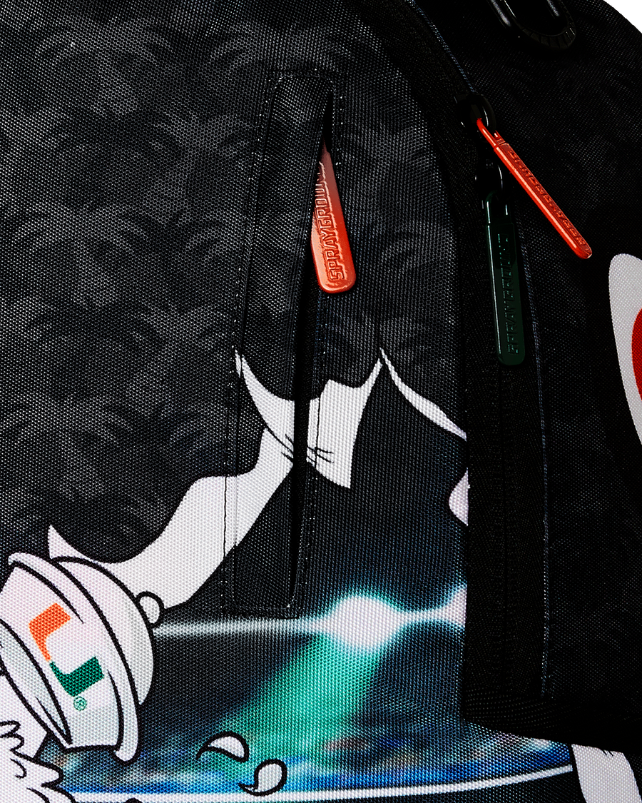 SPRAYGROUND® BACKPACK UNIVERSITY OF MIAMI TOUCH DOWN DLXR BACKPACK