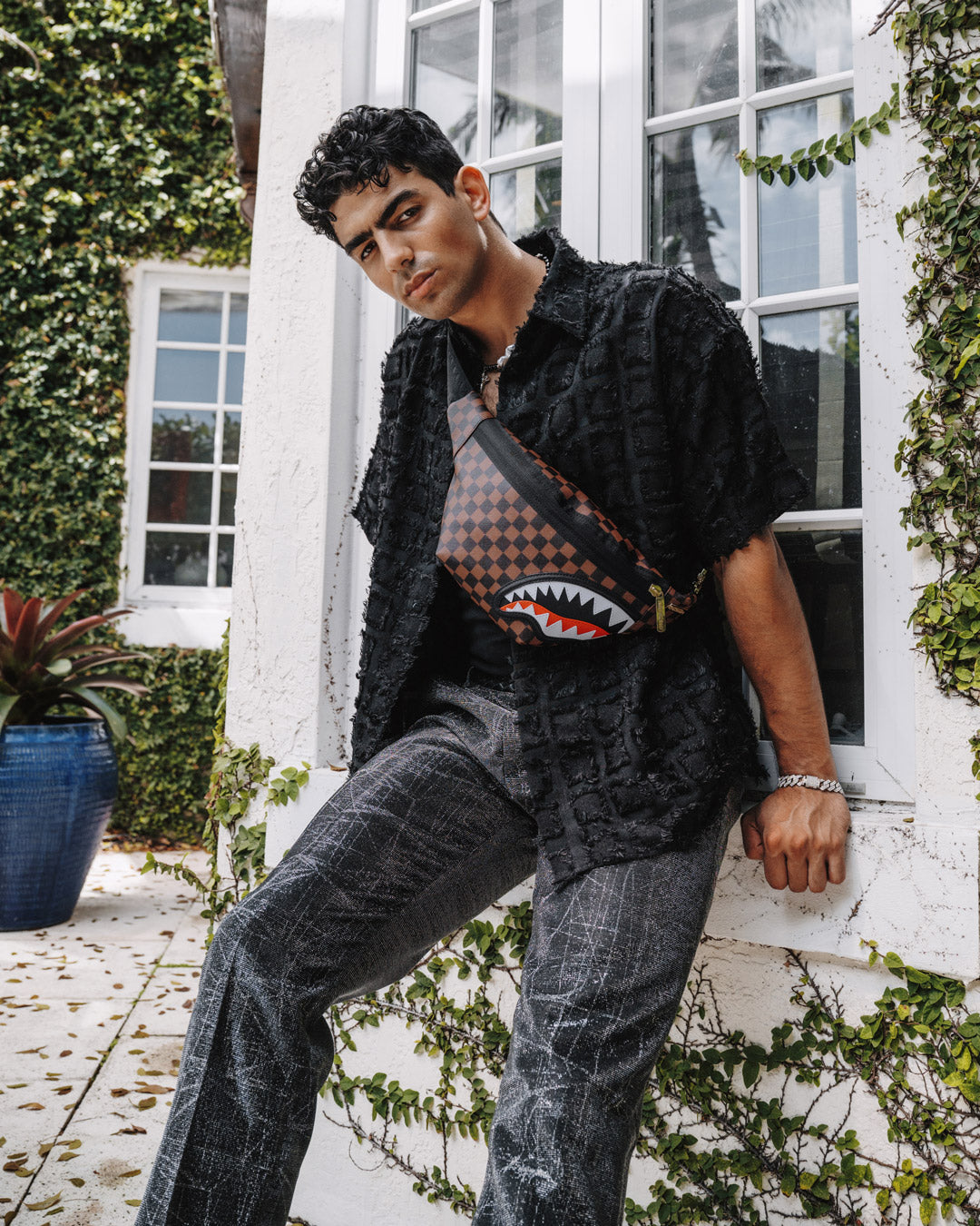SPRAYGROUND® CROSSBODY SAWTOOTH SHARKS IN PARIS SAVVY CROSSBODY