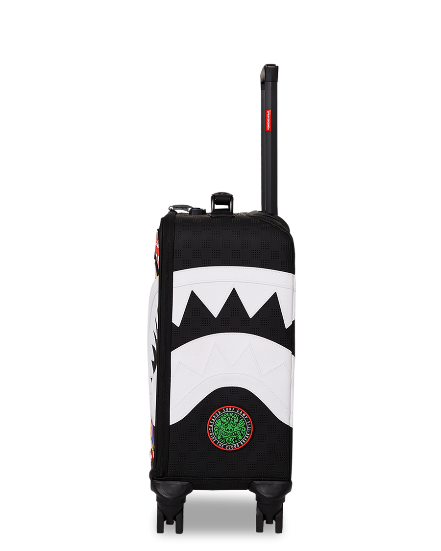 SPRAYGROUND® LUGGAGE GLOBAL MOGUL BILLIONAIRE IMPERIAL CARRY-ON LUGGAGE