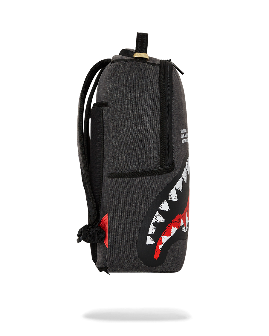 SPRAYGROUND® BACKPACK SHARK CENTRAL DENIM VENOM BACKPACK
