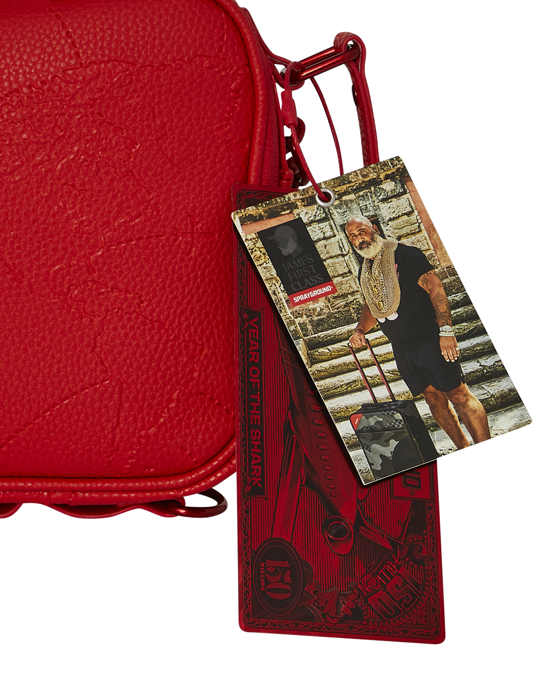 SPRAYGROUND® CROSSBODY JAMES GLOBAL RED CROSSBODY