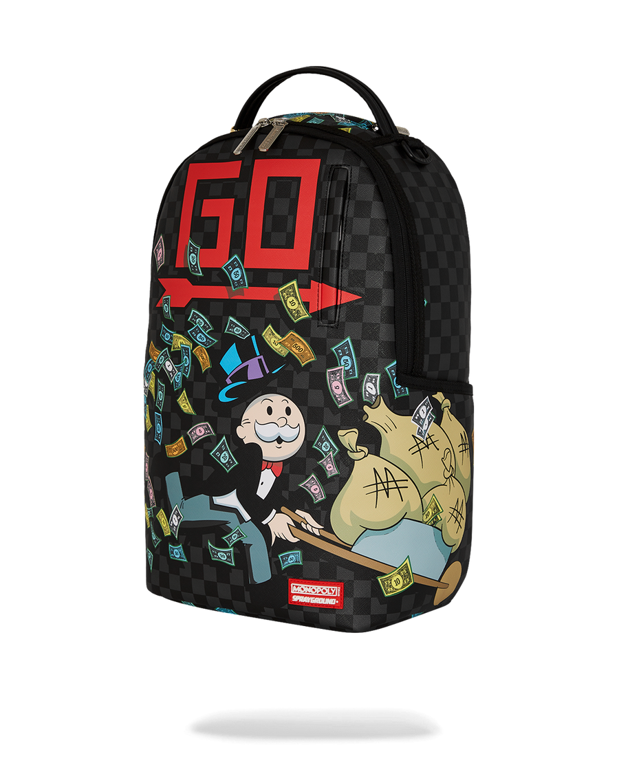 SPRAYGROUND® BACKPACK MONOPOLY WHEEL BARREL BACKPACK