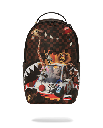 SPRAYGROUND® BACKPACK MADAGASCAR CHECKER SMASH DLXSV BACKPACK