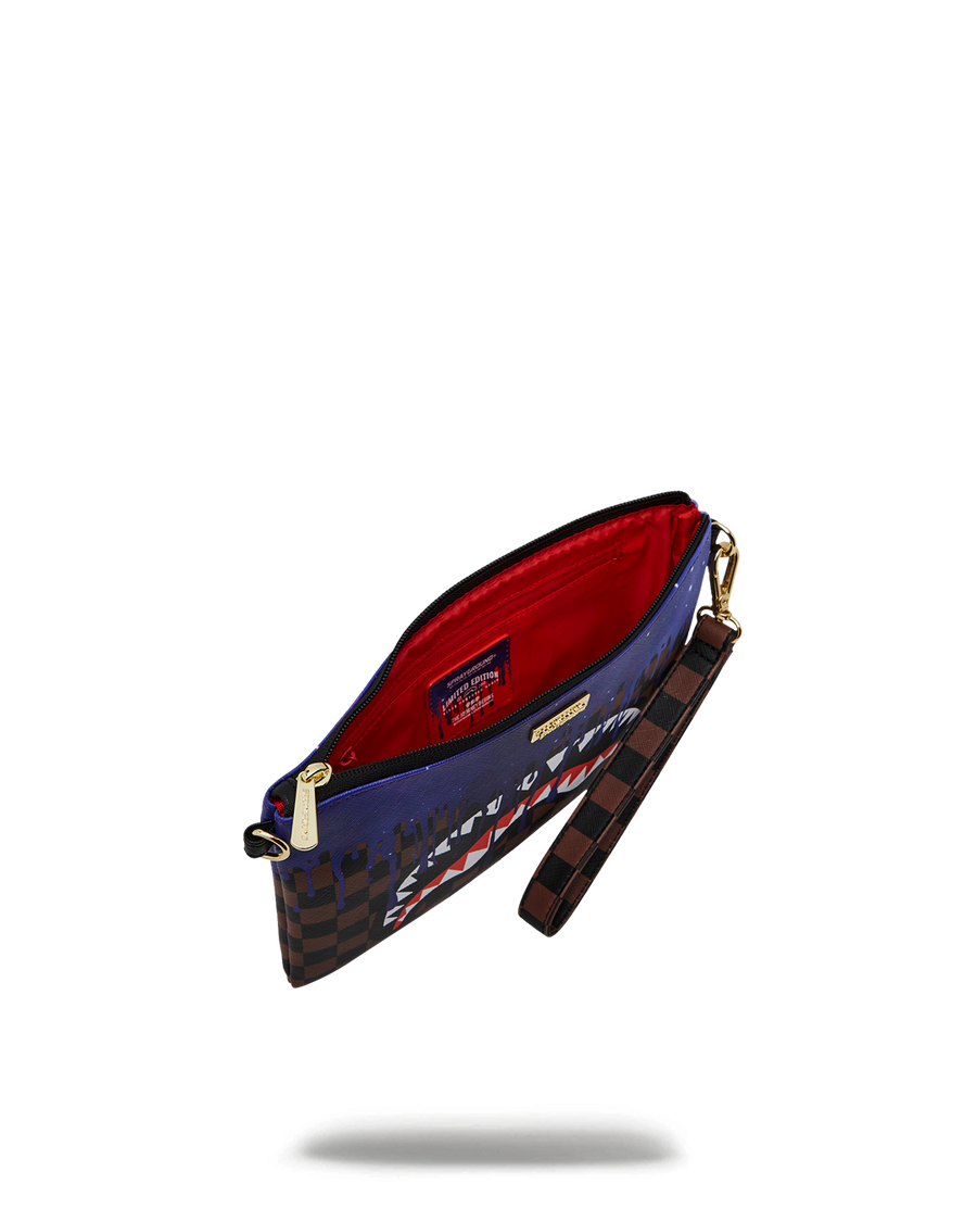 SPRAYGROUND® POUCHETTE LOST IN SPACE DRIP CROSSOVER CLUTCH
