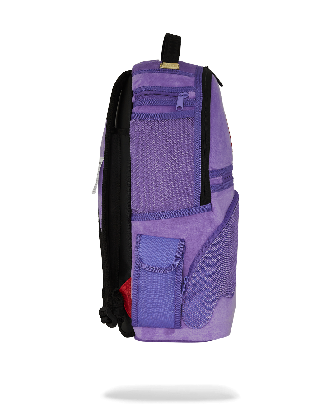 SPRAYGROUND® BACKPACK NOOO WAY!!! A REVERSIBLE BACKPACK - PURPLE VELOUR TO OG SHARKS IN PARIS BACKPACK