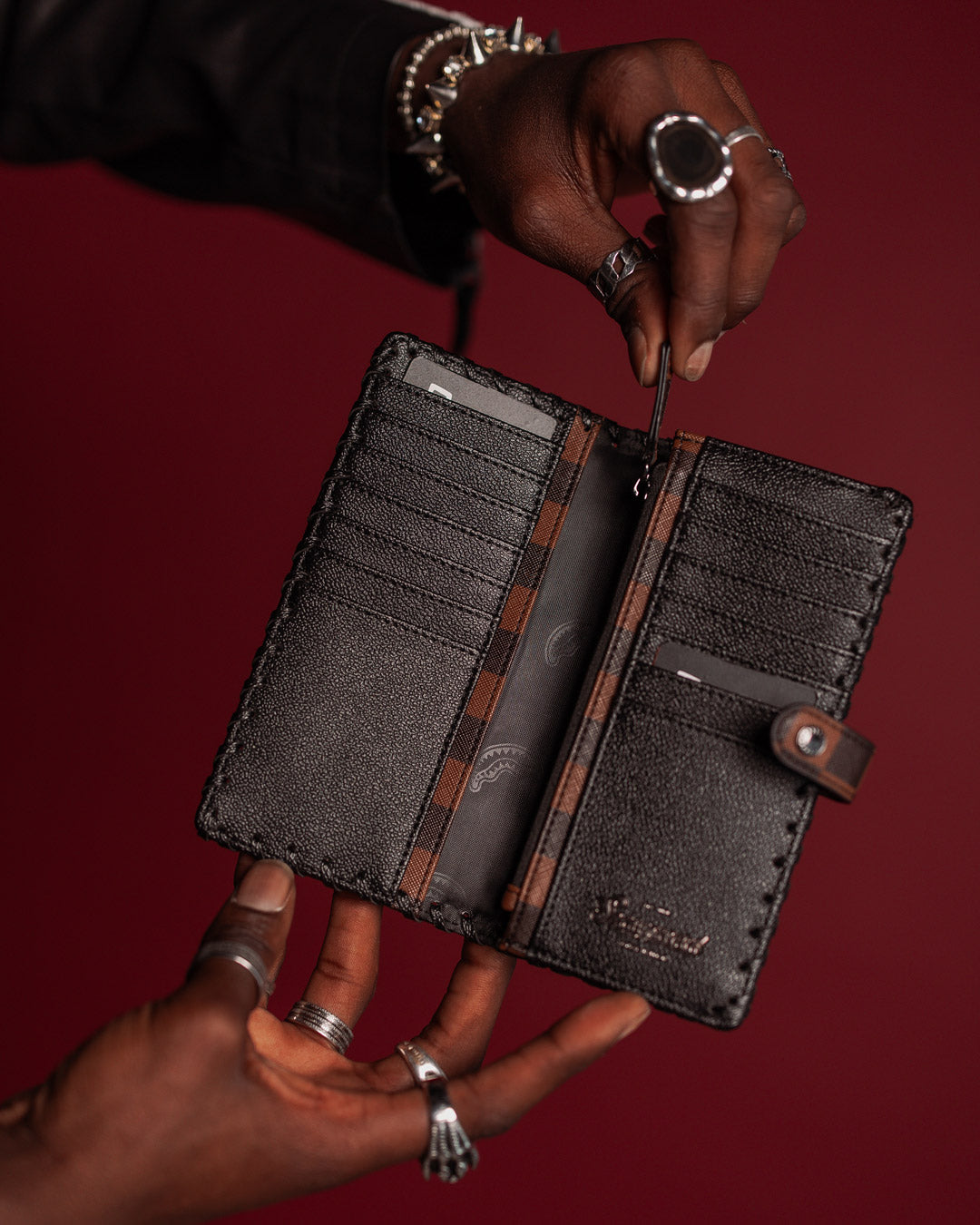SPRAYGROUND® WALLET CHECKPOINT ROYALE SINGLE-FOLD WALLET
