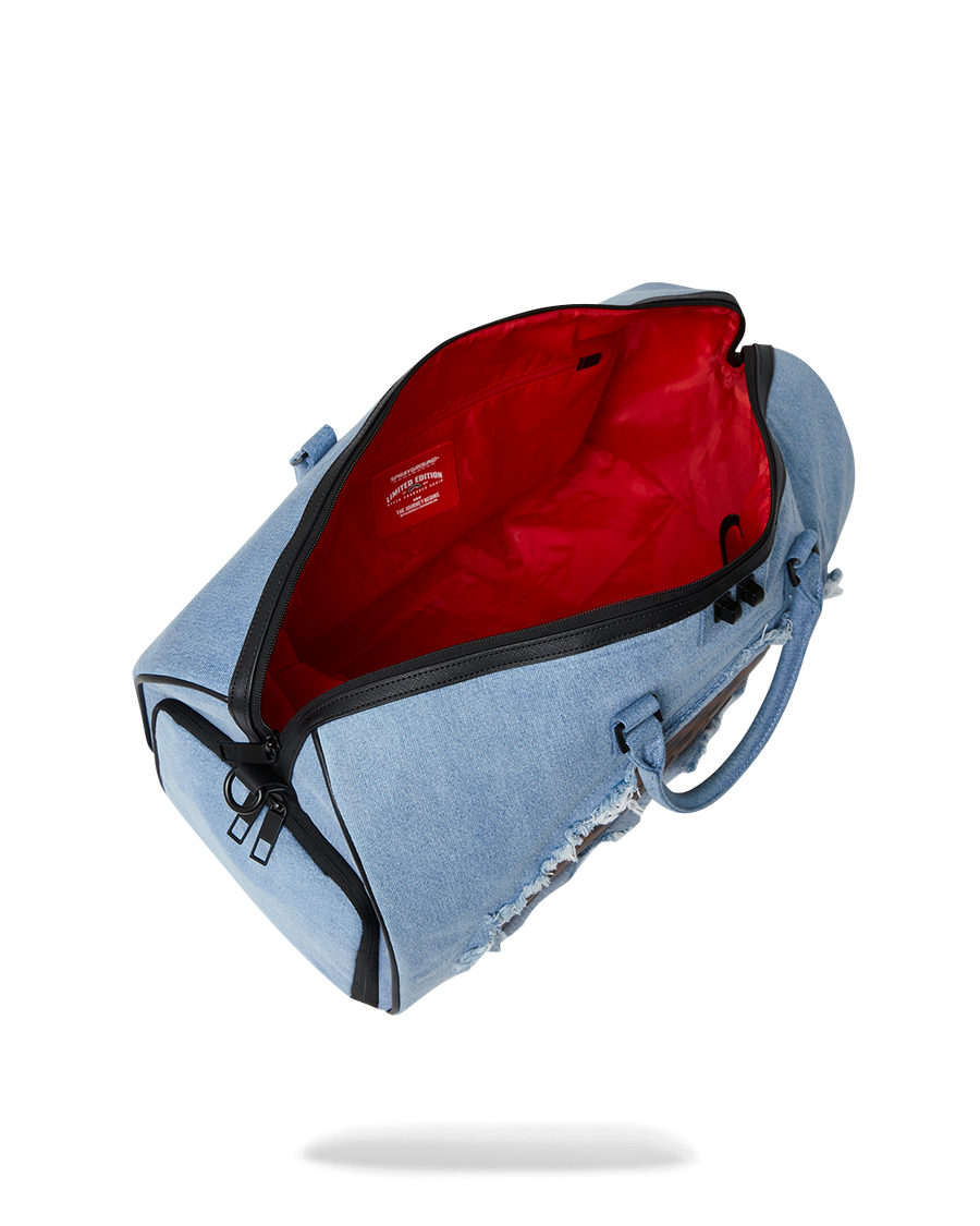 SPRAYGROUND® DUFFLE DENIM SHARK DUFFLE