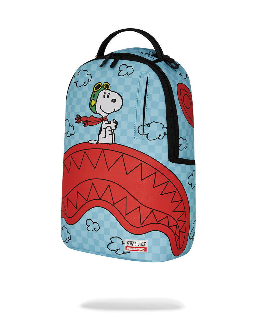 SPRAYGROUND® BACKPACK SNOOPY PILOT SHARK DLXSV BACKPACK