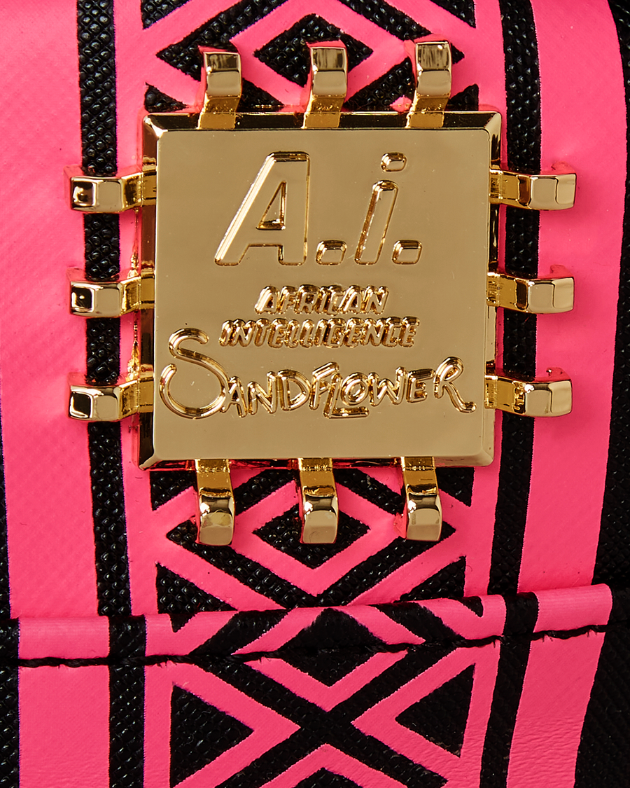 SPRAYGROUND® BACKPACK A.I. AFRICAN INTELLIGENCE PRIDE AND POWER BACKPACK - SANDFLOWER COLLAB