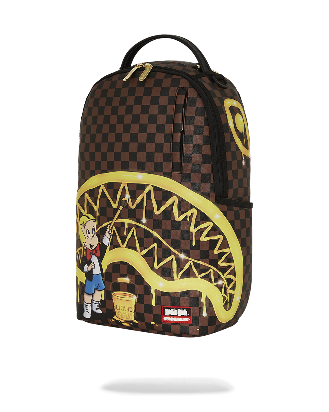 SPRAYGROUND® BACKPACK RICHIE RICH PAINT THE SHARK GOLD BACKPACK