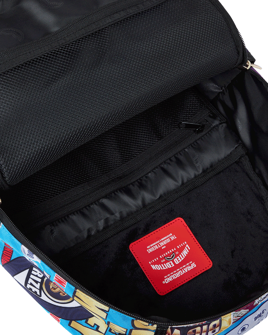 SPRAYGROUND® BACKPACK BIG MONEY BIG MONEY (WITH SCRATCH OFF PLAYING CARD) BACKPACK