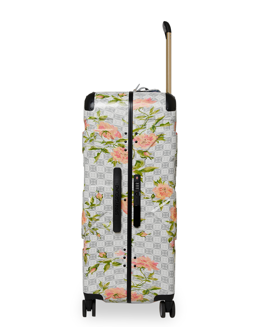 SPRAYGROUND® LUGGAGE A.I. AFRICAN INTELLIGENCE ELEGANT ENERGY FULL SIZE LUGGAGE - SANDFLOWER COLLAB