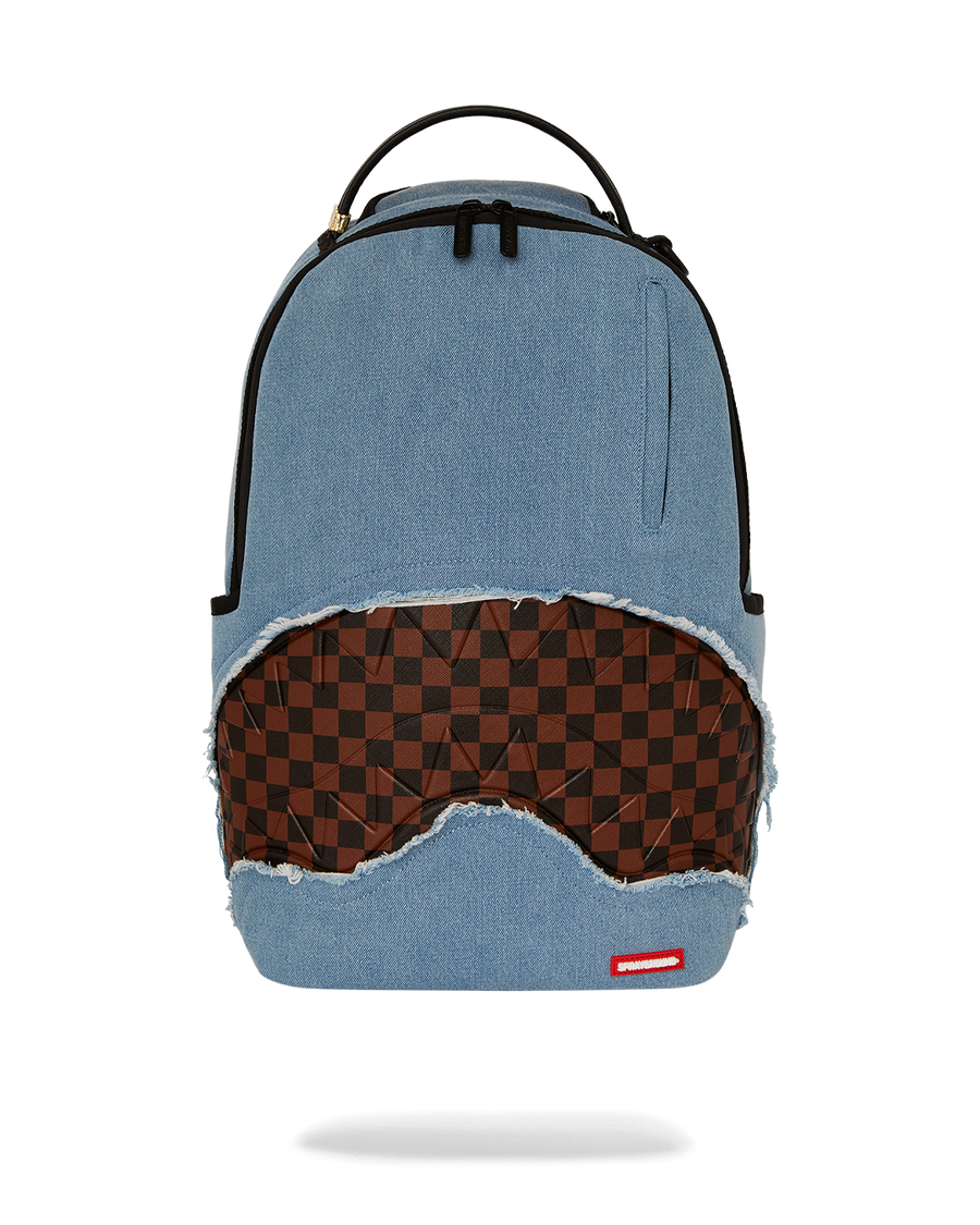 SPRAYGROUND® BACKPACK DENIM SHARK BITE DLXSV BACKPACK