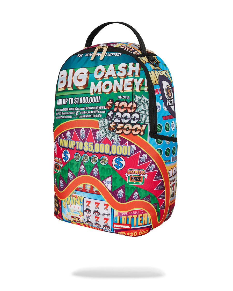 SPRAYGROUND® BACKPACK BIG MONEY BIG MONEY (WITH SCRATCH OFF PLAYING CARD) BACKPACK
