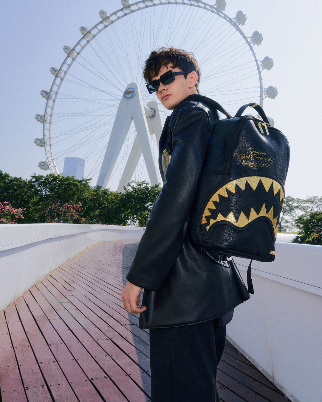 SPRAYGROUND® BACKPACK SHARK CENTRAL GILDED BITE BACKPACK