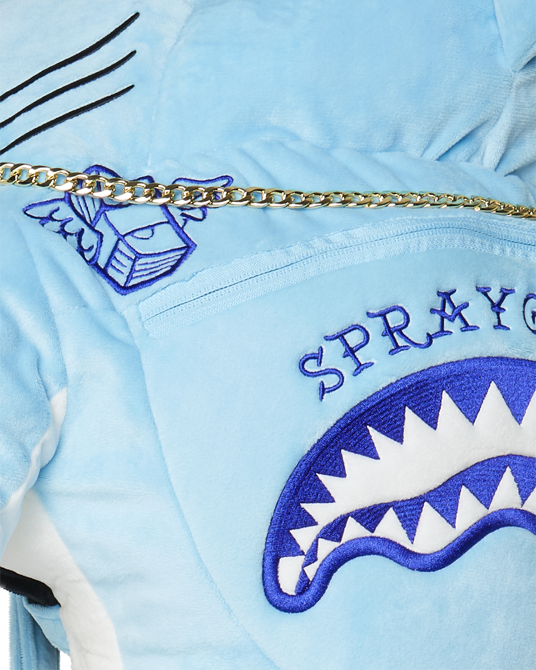 SPRAYGROUND® BACKPACK STUFFED SAVAGE HOODY BACKPACK SHARK