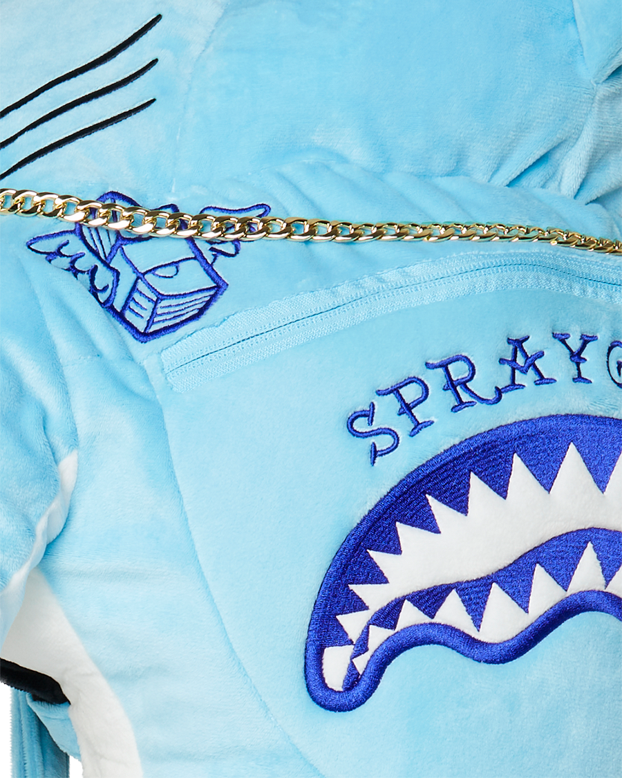 SPRAYGROUND® BACKPACK STUFFED SAVAGE HOODY BACKPACK SHARK
