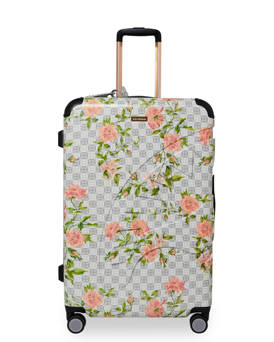 SPRAYGROUND® LUGGAGE A.I. AFRICAN INTELLIGENCE ELEGANT ENERGY FULL SIZE LUGGAGE - SANDFLOWER COLLAB