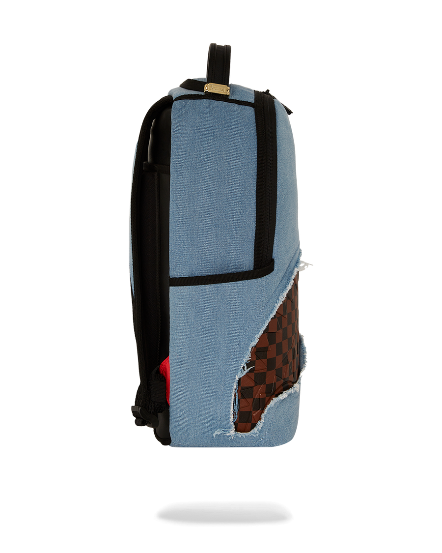 SPRAYGROUND® BACKPACK DENIM SHARK BITE DLXSV BACKPACK