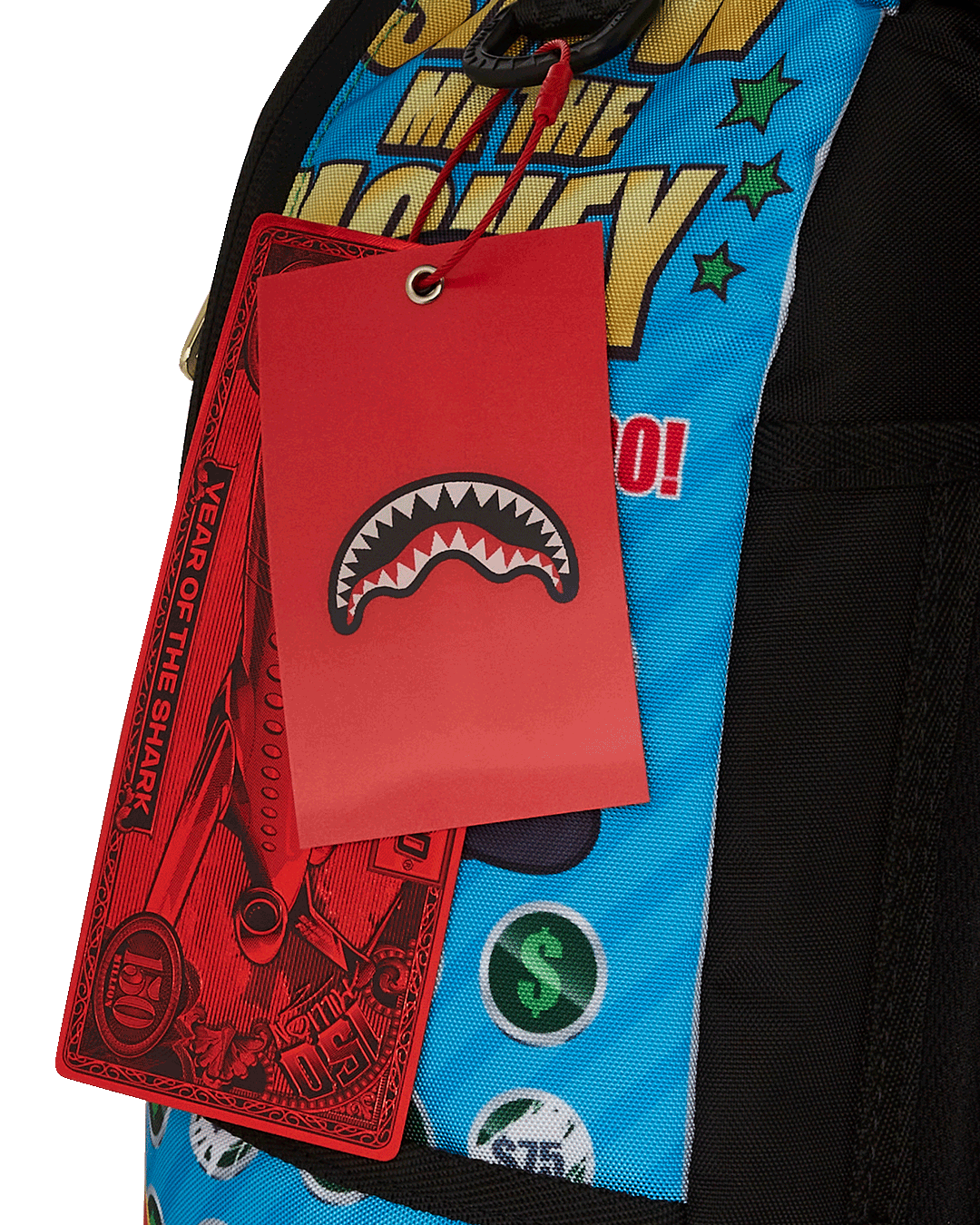 SPRAYGROUND® BACKPACK BIG MONEY BIG MONEY (WITH SCRATCH OFF PLAYING CARD) BACKPACK